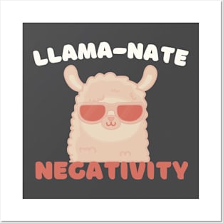 Kawaii Llama Animal Pun Posters and Art